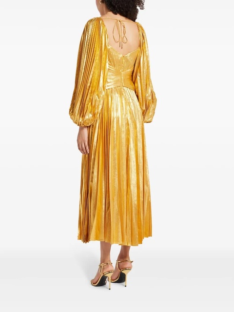 Acler Elbridge midi dress - Yellow - zdjęcie produktu nr 2