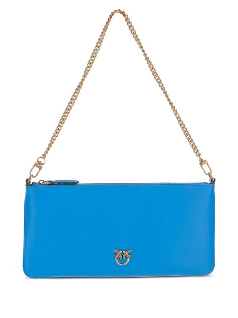 PINKO chain-strap leather clutch - Blue - zdjęcie produktu nr 1