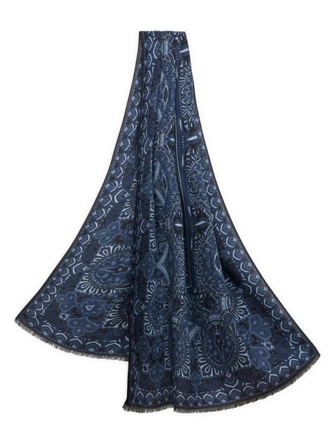 ETRO printed scarf - Blue - zdjęcie produktu nr 2