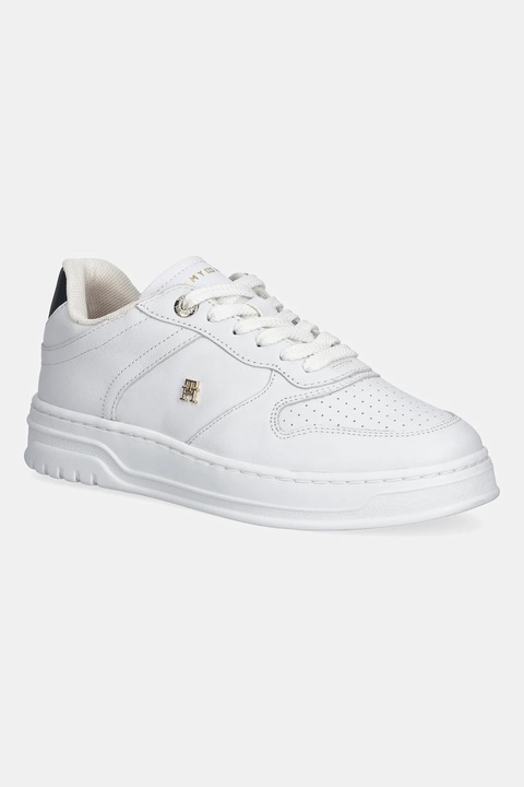 Tommy Hilfiger sneakersy TH SPORTY CUPSOLE CORP damskie kolor biały FW0FW09025 - zdjęcie produktu nr 1