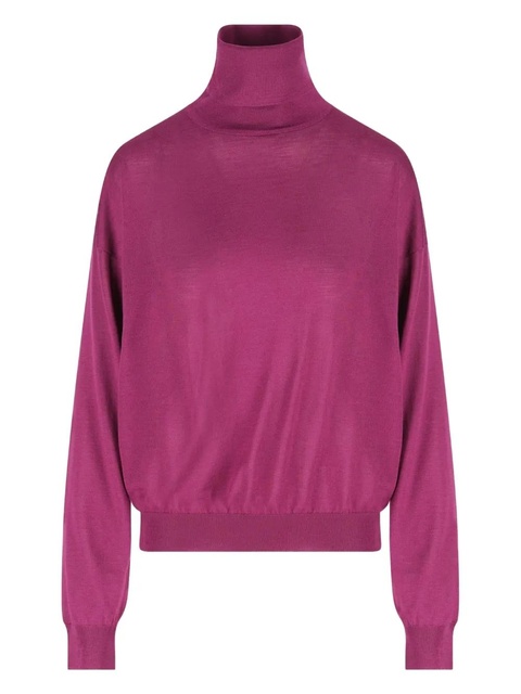 Saint Laurent turtleneck sweater - Purple - zdjęcie produktu nr 1