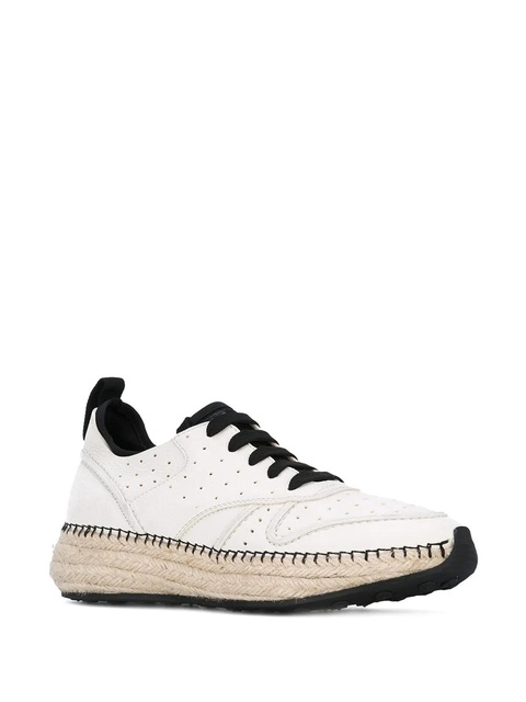 Tod's 'Running Raffia' trainers - White - zdjęcie produktu nr 1