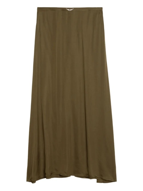 Zadig&Voltaire Jimeno satin maxi skirt - Green - zdjęcie produktu nr 1