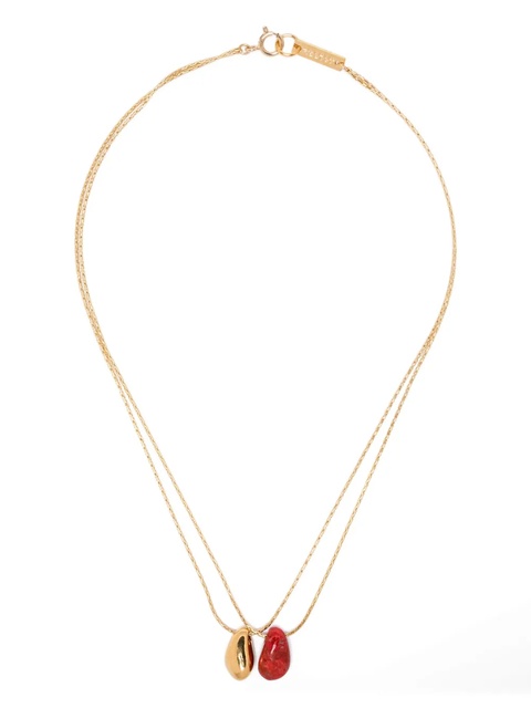 ISABEL MARANT double-pendent necklace - Gold - zdjęcie produktu nr 1