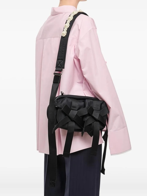 Simone Rocha bow-detailing shoulder bag - Black - zdjęcie produktu nr 1