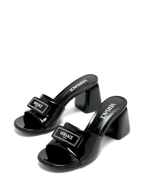 Versace 70mm appliqué sandals - Black - zdjęcie produktu nr 2