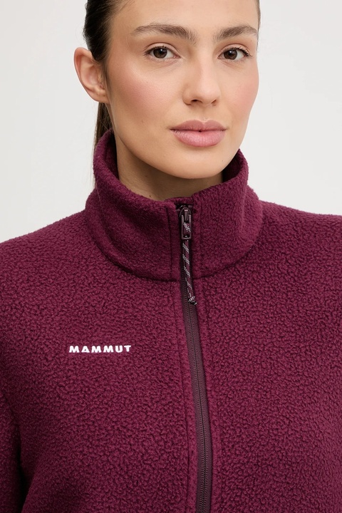 Mammut bluza sportowa Falera kolor bordowy gładka 1014.05830 - zdjęcie produktu nr 2