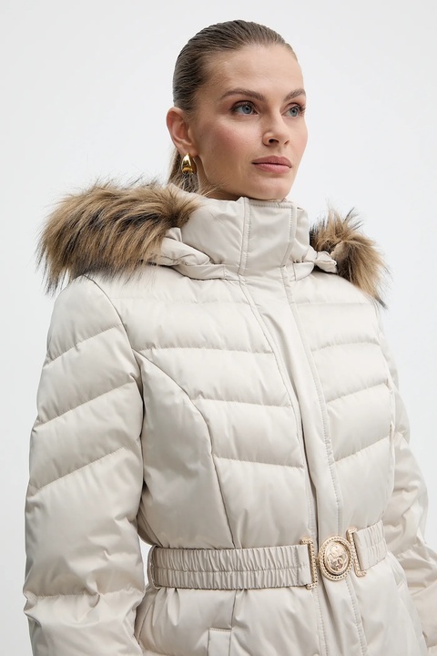 Guess kurtka puchowa MARINA kolor beżowy zimowa W5BL31 W2802 - zdjęcie produktu nr 2