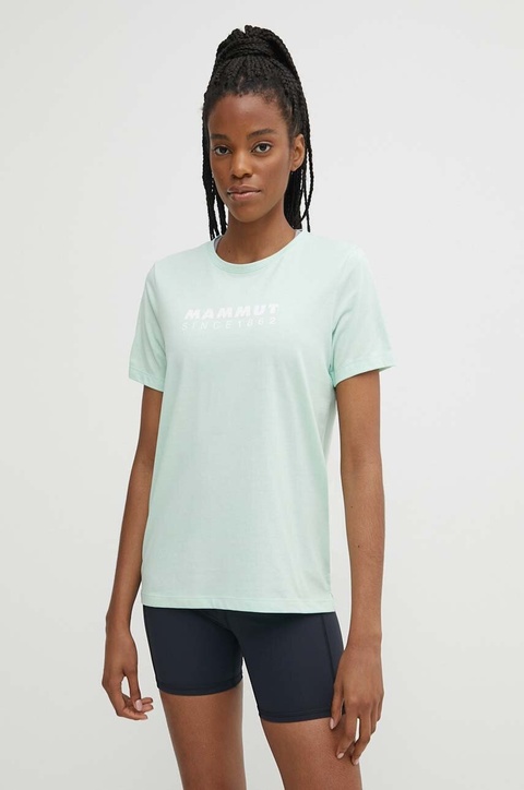 Mammut t-shirt sportowy Core kolor zielony - zdjęcie produktu nr 1