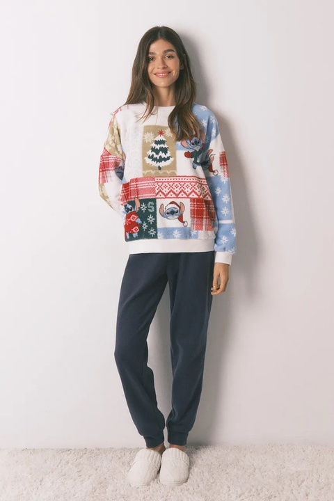 women'secret komplet piżamowy LILO & STITCH damska kolor beżowy 3132237 - zdjęcie produktu nr 2