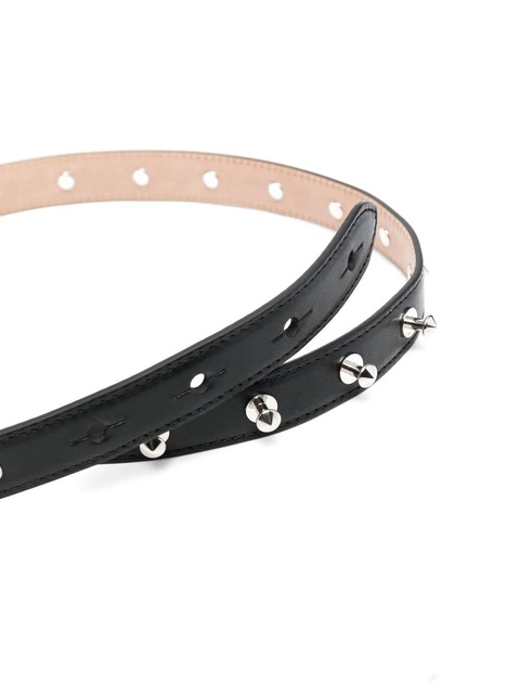 Alexander McQueen studded leather belt - Black - zdjęcie produktu nr 1