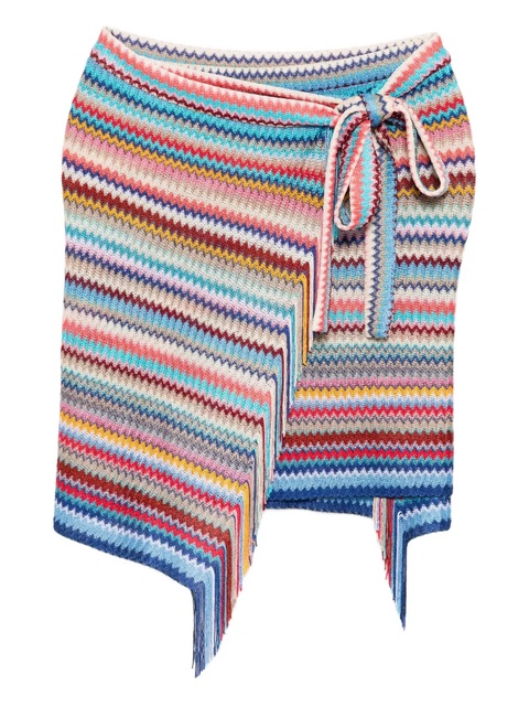 Missoni zigzag-knit sarong - Blue - zdjęcie produktu nr 1
