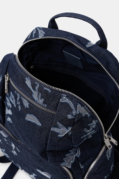 Desigual plecak KILO CHESTER MIN damski kolor granatowy duży wzorzysty 25WAKD05 - zdjęcie produktu nr 2