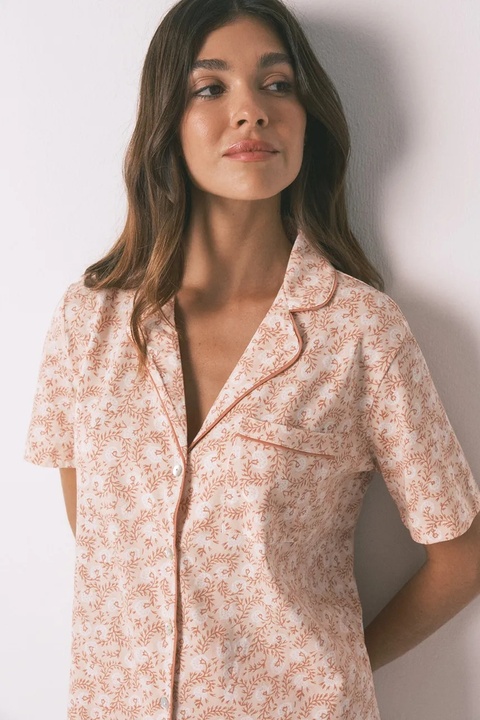 women'secret piżama bawełniana damska kolor pomarańczowy bawełniana 4852098 - zdjęcie produktu nr 2