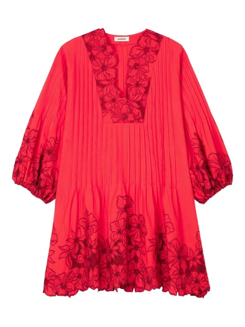 SANDRO embroidered mini dress - zdjęcie produktu nr 1