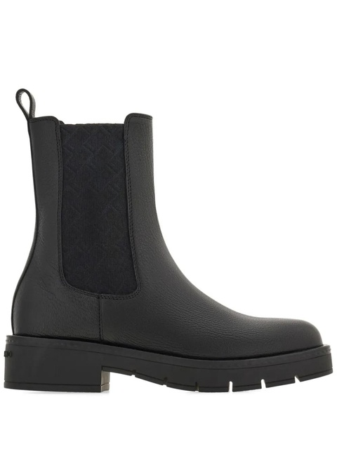 Ferragamo leather Chelsea boots - Black - zdjęcie produktu nr 1
