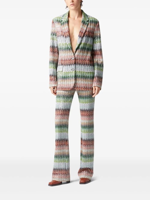 Missoni zigzag-woven blazer - Green - zdjęcie produktu nr 2