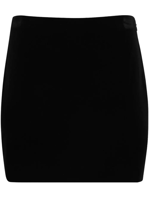 Miu Miu velvet mini skirt - Black - zdjęcie produktu nr 1