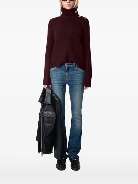 Zadig&Voltaire Nalma high-neck sweater - Brown - zdjęcie produktu nr 2