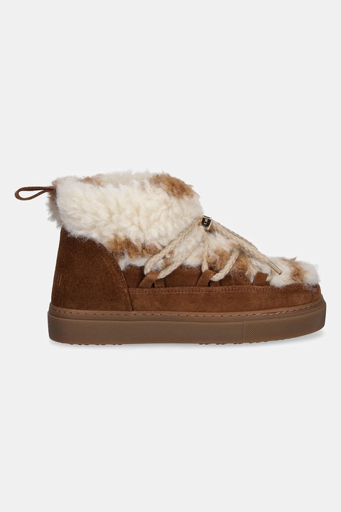 Inuikii śniegowce zamszowe Teddy Low kolor brązowy 1001.001.0321.106 - zdjęcie produktu nr 2