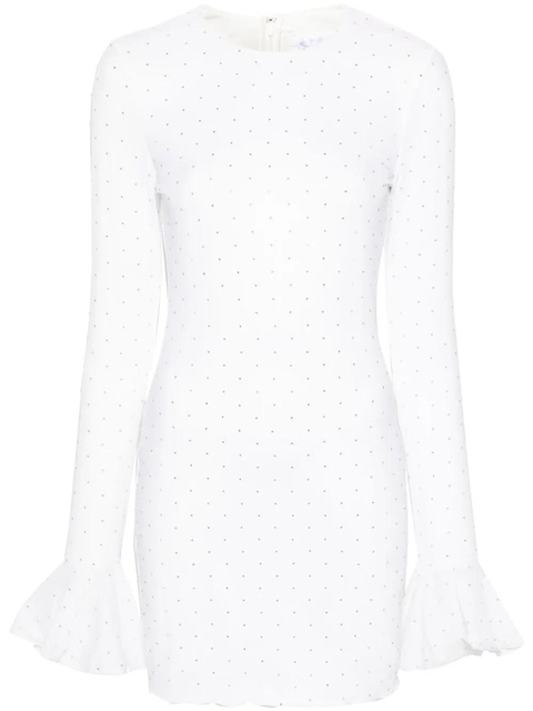 ROTATE BIRGER CHRISTENSEN crystal-embellished mini dress - White - zdjęcie produktu nr 1