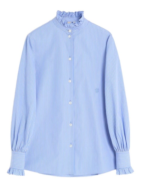 Valentino Garavani striped poplin shirt - Blue - zdjęcie produktu nr 1