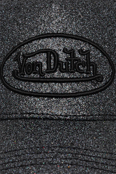 Von Dutch czapka z daszkiem kolor czarny VD.2.CB.GLITTER - zdjęcie produktu nr 1