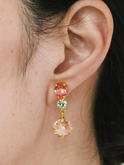 Jennifer Behr Trystan earrings - Pink - zdjęcie produktu nr 2