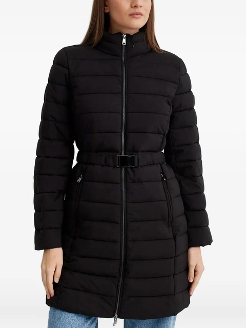 Lauren Ralph Lauren belted quilted coat - Black - zdjęcie produktu nr 2