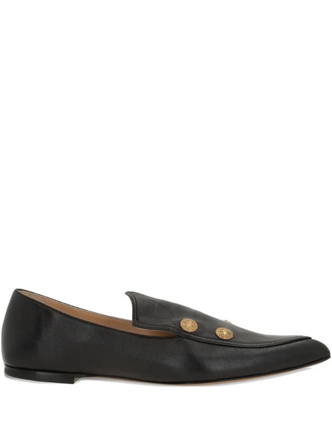 Chloé Agnes pointed-toe embellished loafers - Black - zdjęcie produktu nr 1