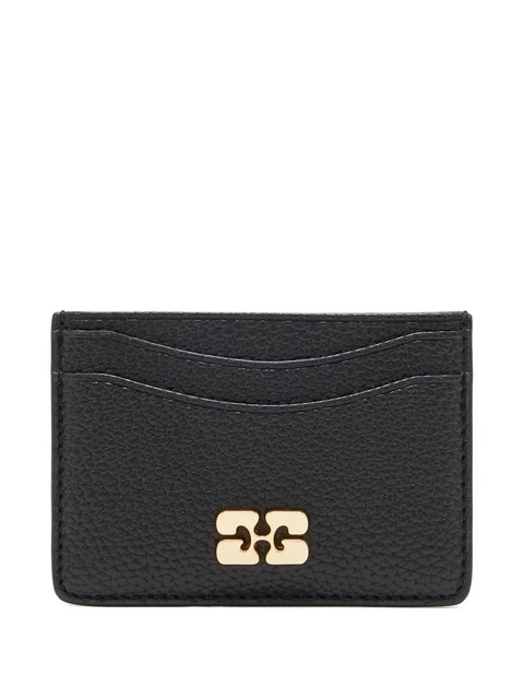 GANNI Bou logo card holder - Black - zdjęcie produktu nr 1