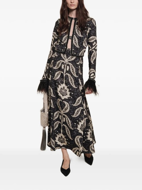 Johanna Ortiz Fates Bouquet tassel mini bag - Silver - zdjęcie produktu nr 2