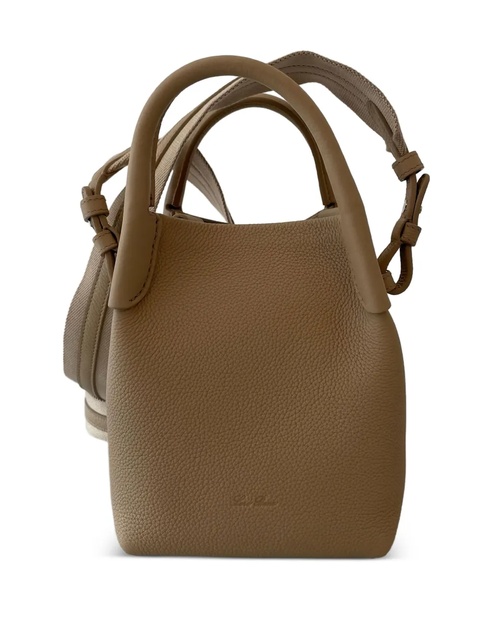 Loro Piana micro Bale leather tote bag - Brown - zdjęcie produktu nr 2