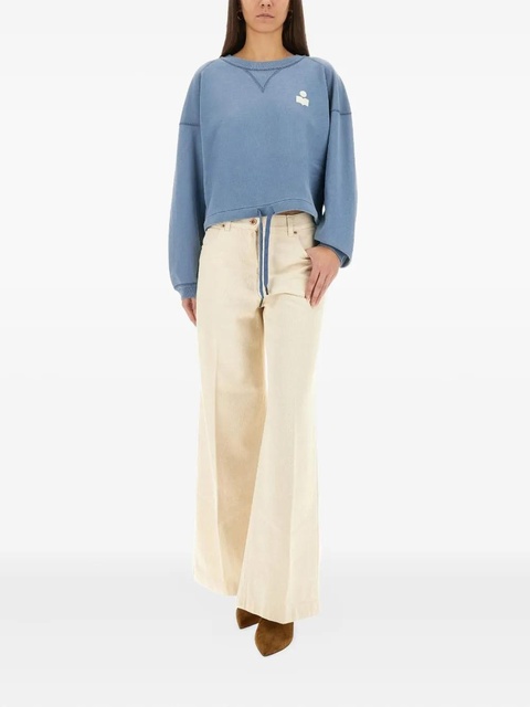 MARANT ÉTOILE drawstring-detail sweatshirt - Blue - zdjęcie produktu nr 1
