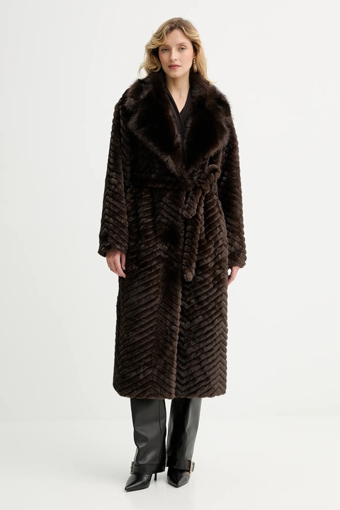 Answear.LAB płaszcz kolor brązowy - zdjęcie produktu nr 2