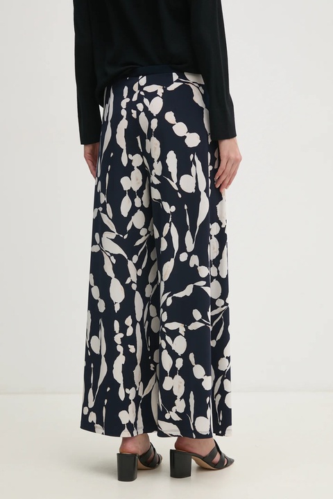 Joseph Ribkoff spodnie damskie kolor granatowy dzwony high waist 251252 - zdjęcie produktu nr 2