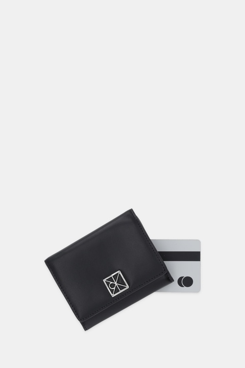 Calvin Klein portfel skórzany damski kolor czarny LV04F1082G - zdjęcie produktu nr 2