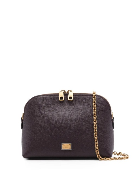 Dolce & Gabbana leather mini bag - Purple - zdjęcie produktu nr 1