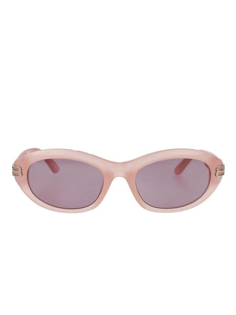 Balenciaga Eyewear logo-detail sunglasses - Pink - zdjęcie produktu nr 2