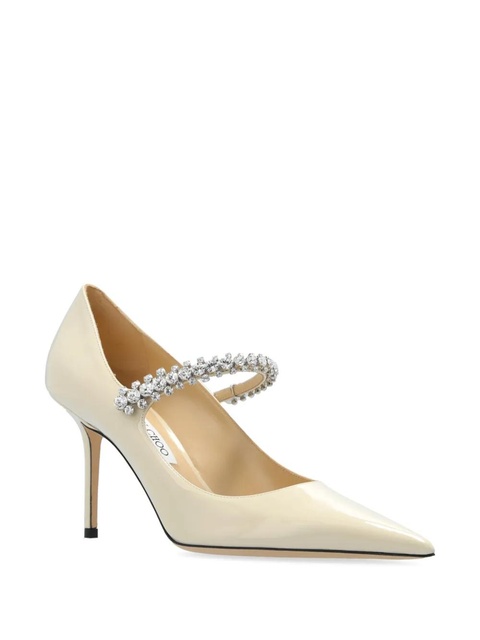 Jimmy Choo 85mm Bing leather pumps - Neutrals - zdjęcie produktu nr 1