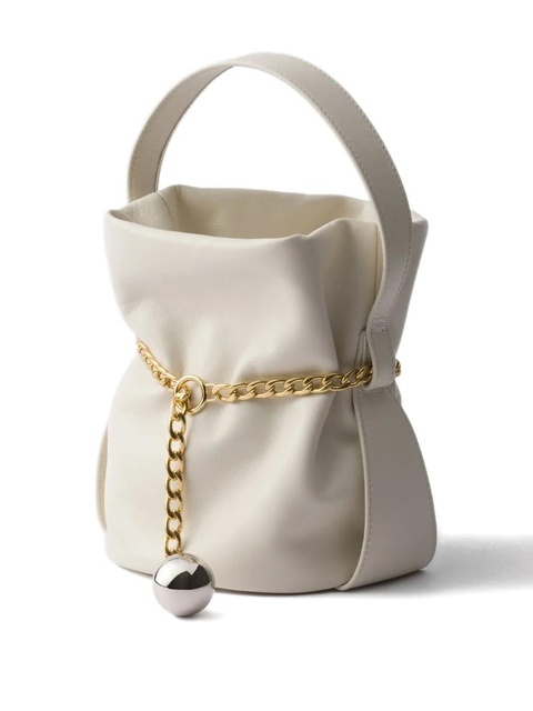 Prada mini Petit Sac Noir bucket bag - White - zdjęcie produktu nr 1