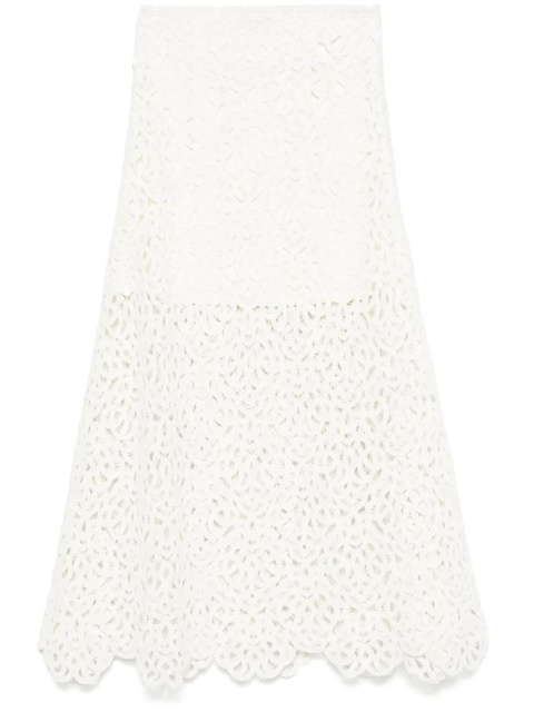Maje embroidered maxi skirt - White - zdjęcie produktu nr 1