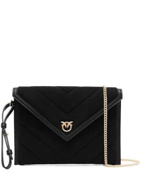 PINKO quilted flap clutch bag - Black - zdjęcie produktu nr 1