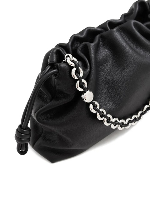 LOEWE Large Flamenco chain-strap bucket bag - Black - zdjęcie produktu nr 2