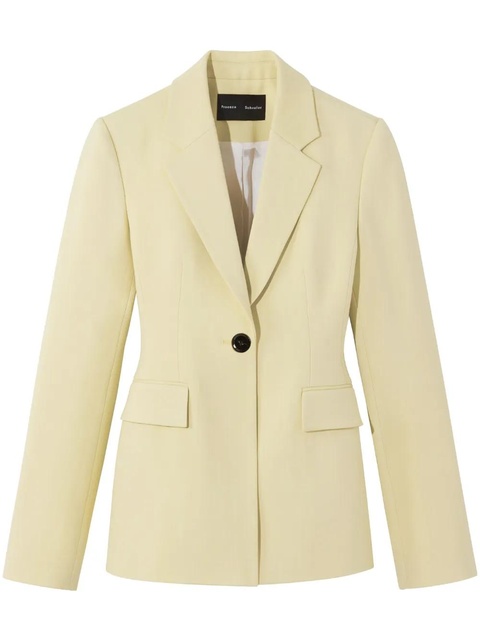 Proenza Schouler cinched single-breasted blazer - Yellow - zdjęcie produktu nr 1