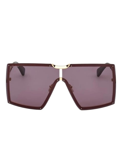 Max Mara Eyewear square-frame gold-detail sunglasses - zdjęcie produktu nr 1