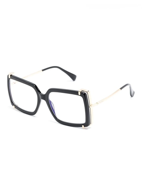 Max Mara Eyewear square-frame glasses - Gold - zdjęcie produktu nr 2