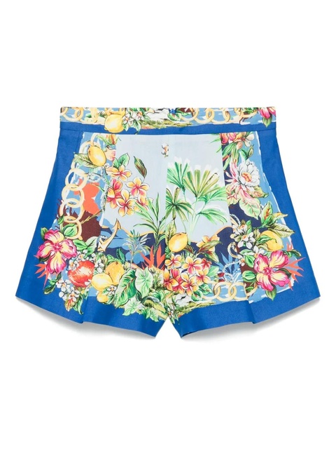 Maje floral-print shorts - Blue - zdjęcie produktu nr 1
