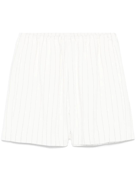 Nanushka striped shorts - White - zdjęcie produktu nr 1