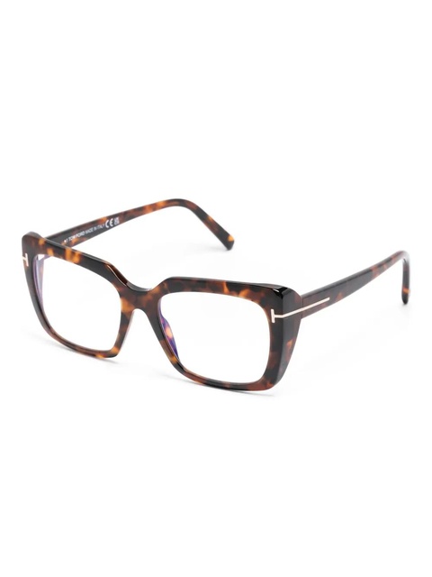 TOM FORD Eyewear square-frame glasses - Brown - zdjęcie produktu nr 2
